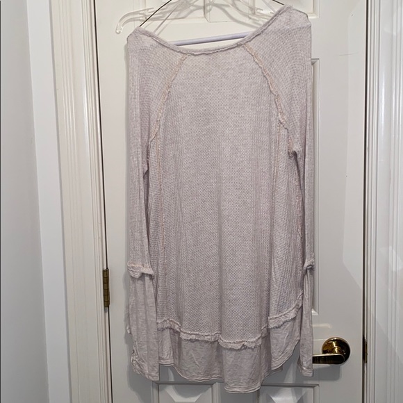Free People Waffle Top - Picture 2 of 3